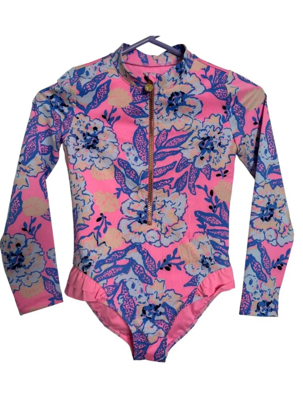 Lilly Pulitzer Youth Size 10 Denning Rashguard 50+ Totally Koalafied NWT $98 Gir